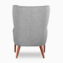 The Wells Modern Wingback Chair by Clayson Design