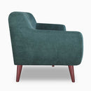 The Lyra Button-Back Lounge Chair by Clayson Design