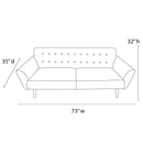 The Wren Mid-Mod Sofa by Clayson Design