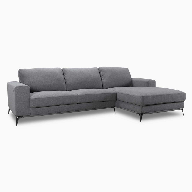The Carson Slate Right-Facing Sectional by Clayson Design
