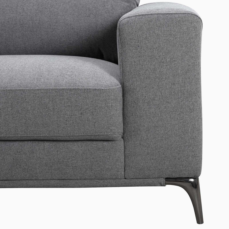 The Carson Slate Right-Facing Sectional by Clayson Design