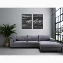 The Carson Slate Right-Facing Sectional by Clayson Design