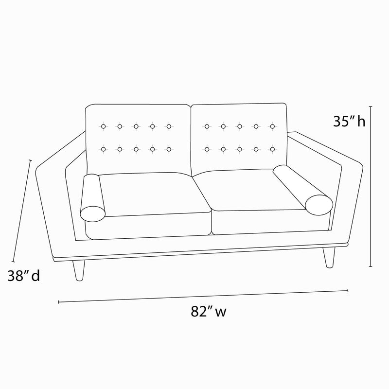 The Emerson Mid-Century Sofa by Clayson Design