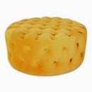 The Liora Round Velvet Ottoman by Clayson Design