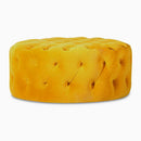 The Liora Round Velvet Ottoman by Clayson Design