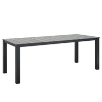 Xavier 82" Outdoor Patio Dining Table