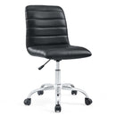 Louise Armless Mid Back Vinyl Office Chair