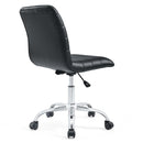 Louise Armless Mid Back Vinyl Office Chair