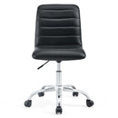 Louise Armless Mid Back Vinyl Office Chair