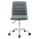 Louise Armless Mid Back Vinyl Office Chair