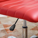 Louise Armless Mid Back Vinyl Office Chair