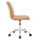 Louise Armless Mid Back Vinyl Office Chair