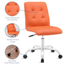Calliope Armless Mid Back Office Chair