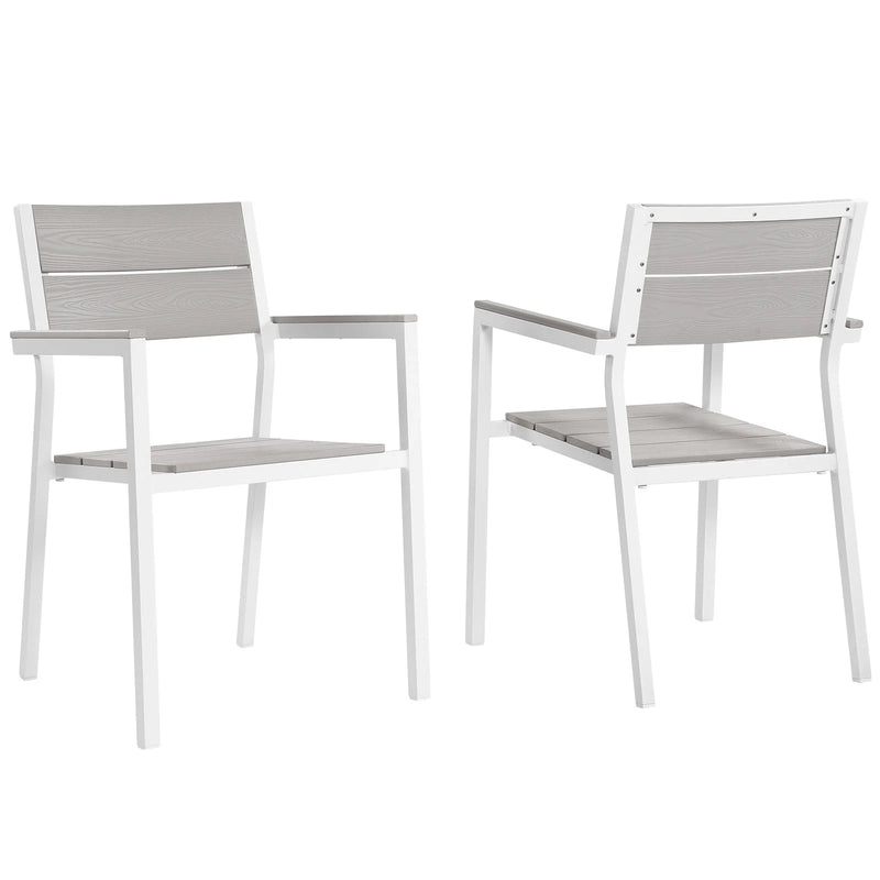 Drake Dining Armchair Outdoor Patio Set of 2