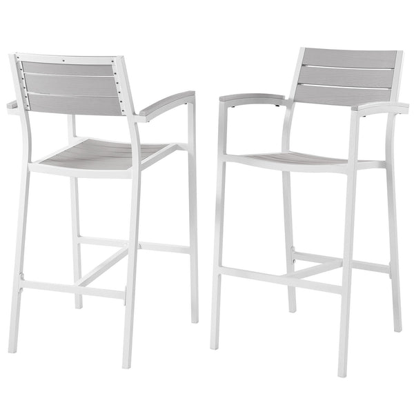 Drake Bar Stool Outdoor Patio Set of 2