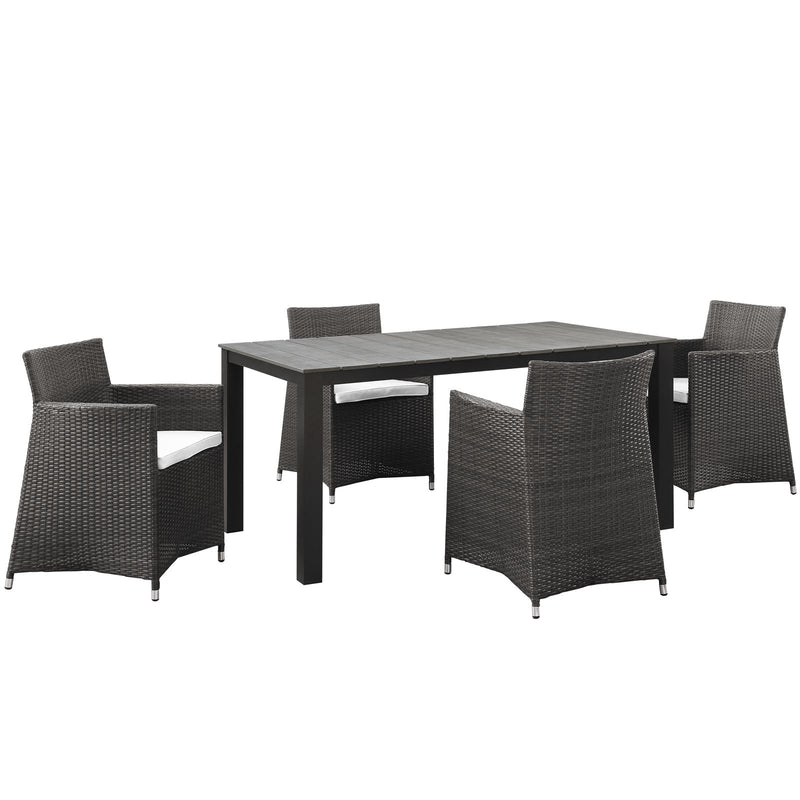 Jaiden 5 Piece Outdoor Patio Dining Set