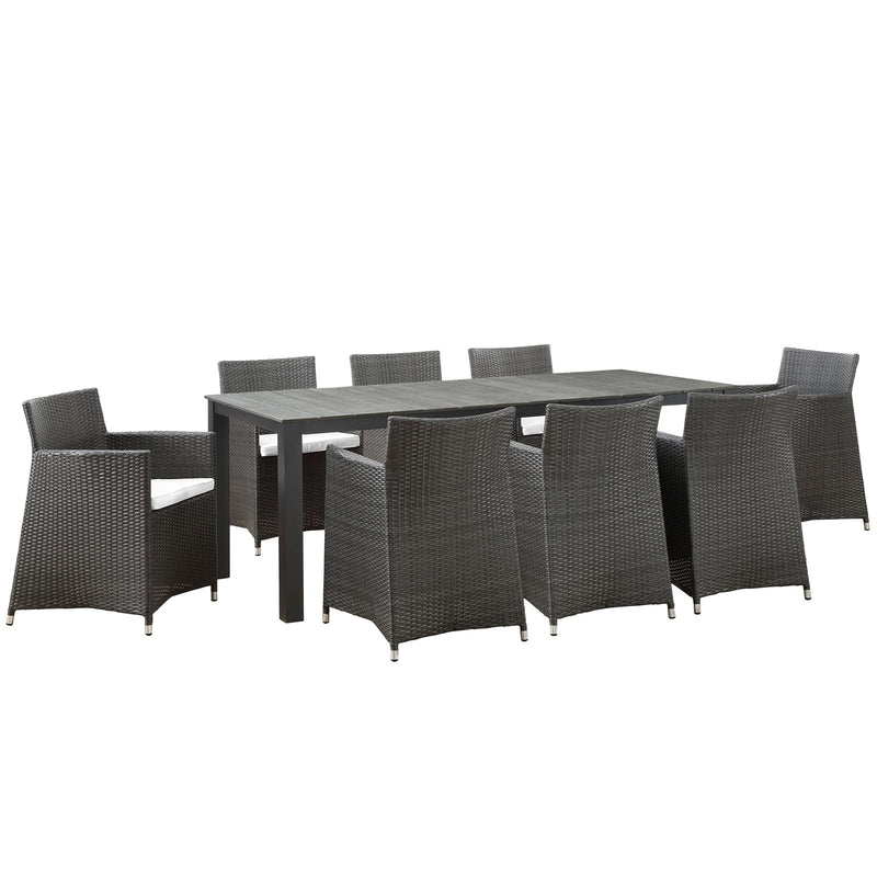 Jaiden 9 Piece Outdoor Patio Dining Set