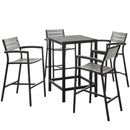 Drake 5 Piece Outdoor Patio Bar Set