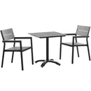 Drake 3 Piece Outdoor Patio Dining Set