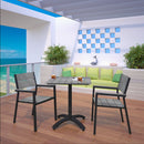 Drake 3 Piece Outdoor Patio Dining Set