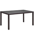 Xavier 59" Outdoor Patio Dining Table