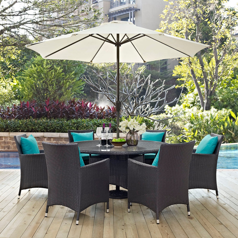 Xavier 8 Piece Outdoor Patio Dining Set