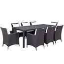 Xavier 9 Piece Outdoor Patio Dining Set