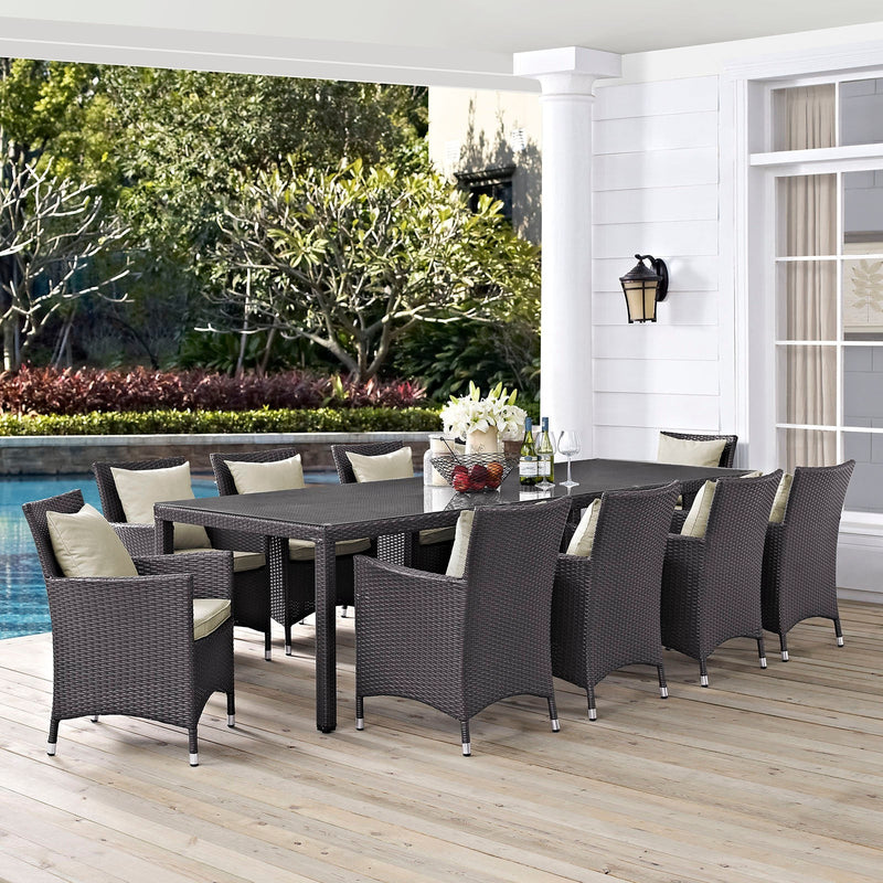 Xavier 11 Piece Outdoor Patio Dining Set