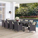 Xavier 11 Piece Outdoor Patio Dining Set