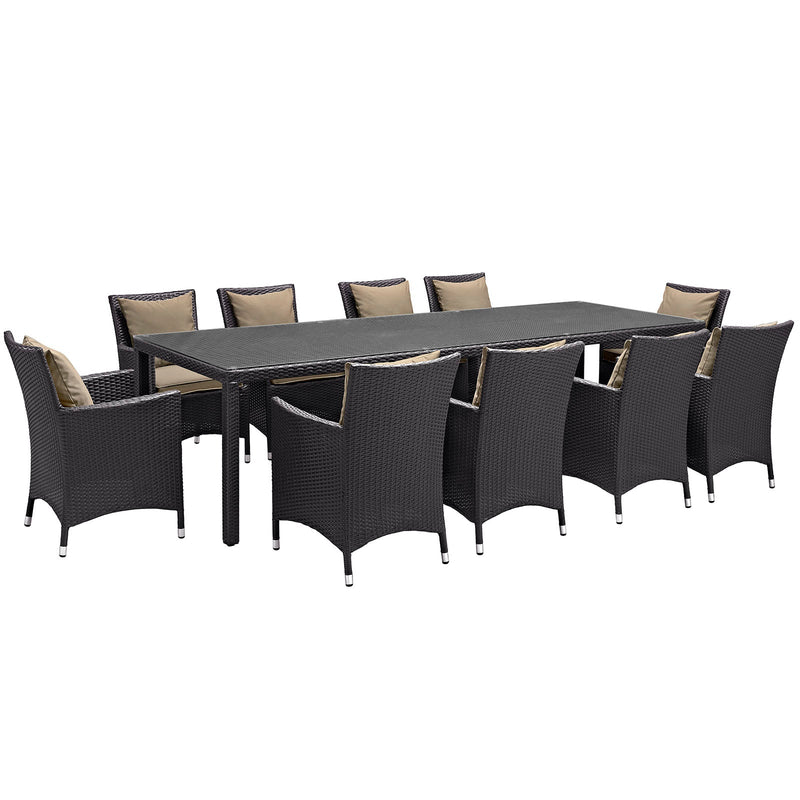 Xavier 11 Piece Outdoor Patio Dining Set