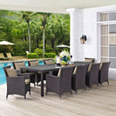 Xavier 11 Piece Outdoor Patio Dining Set