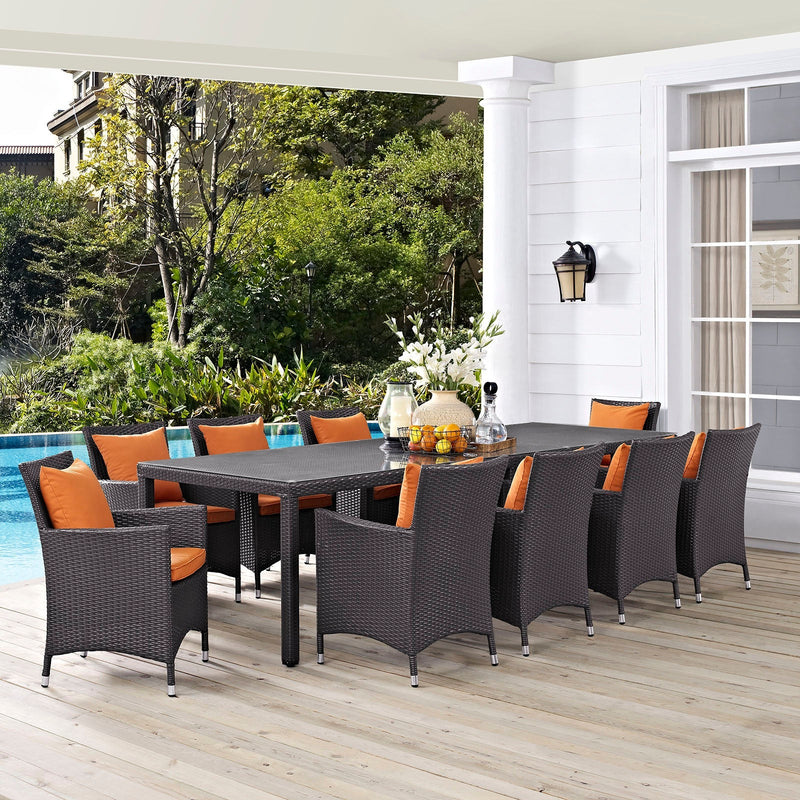 Xavier 11 Piece Outdoor Patio Dining Set
