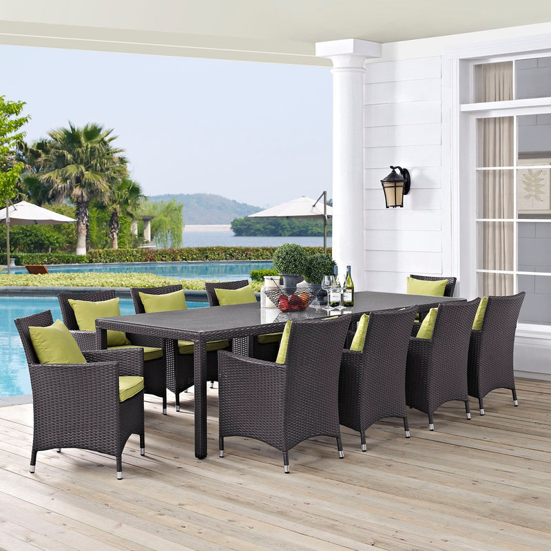 Xavier 11 Piece Outdoor Patio Dining Set