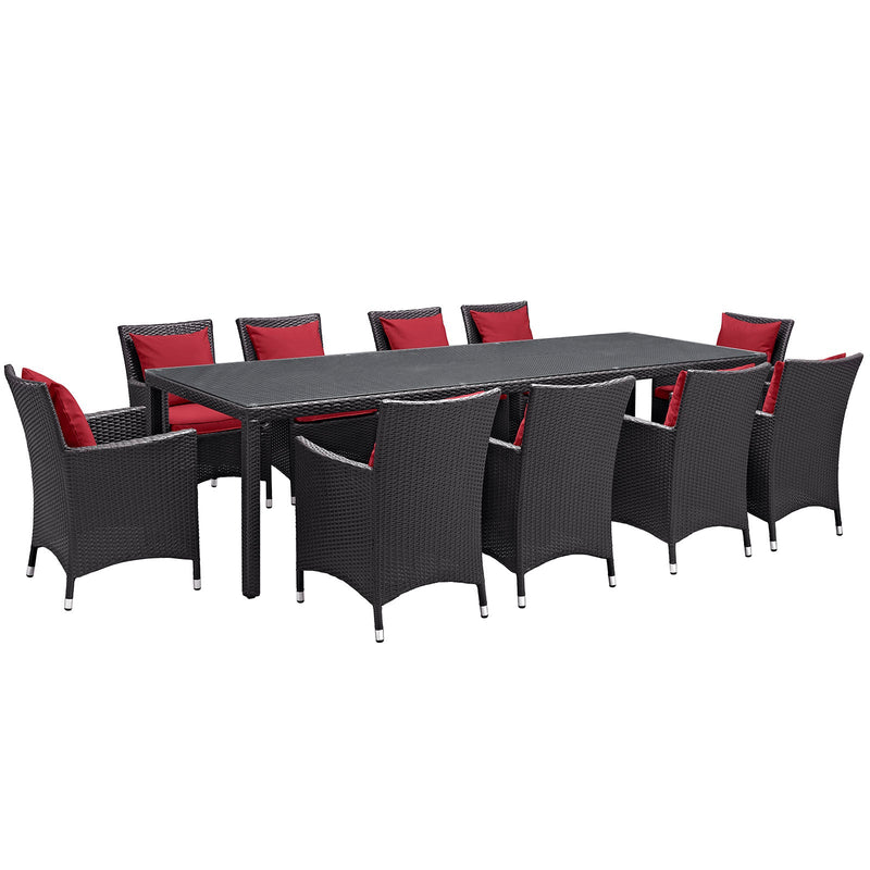 Xavier 11 Piece Outdoor Patio Dining Set