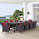 Xavier 11 Piece Outdoor Patio Dining Set