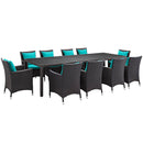 Xavier 11 Piece Outdoor Patio Dining Set