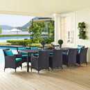 Xavier 11 Piece Outdoor Patio Dining Set