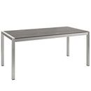 Xavier 59" Outdoor Patio Dining Table
