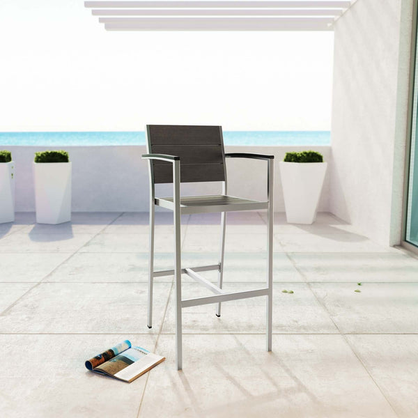 Aviana Outdoor Patio Aluminum Bar Stool