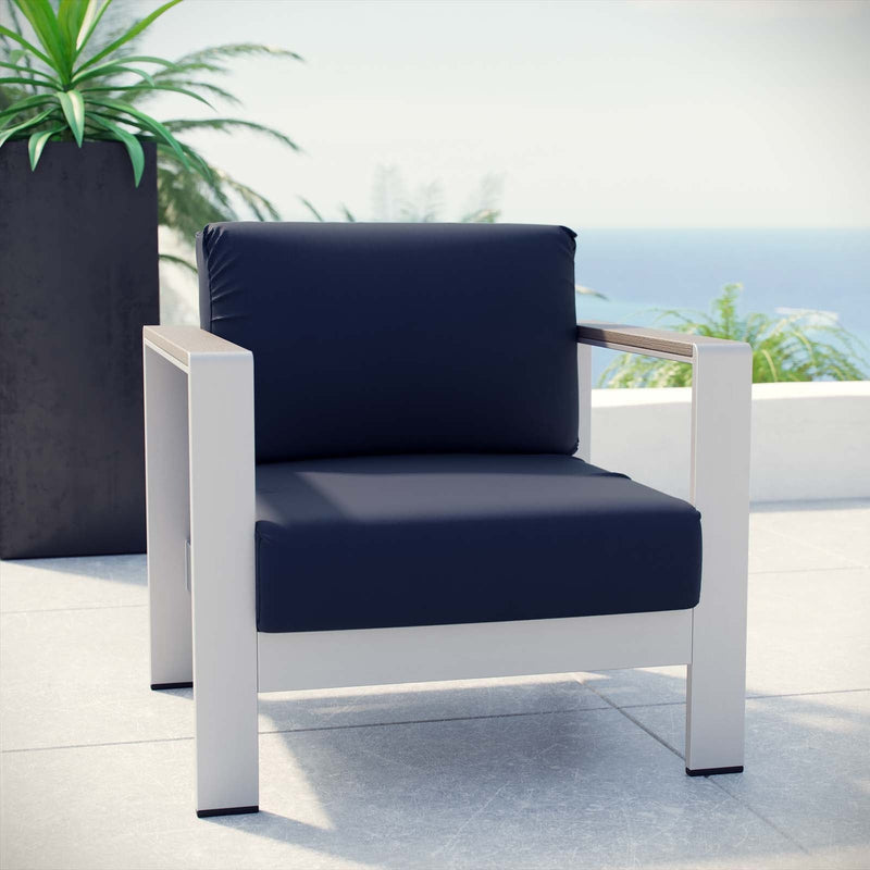 Aviana Outdoor Patio Aluminum Armchair