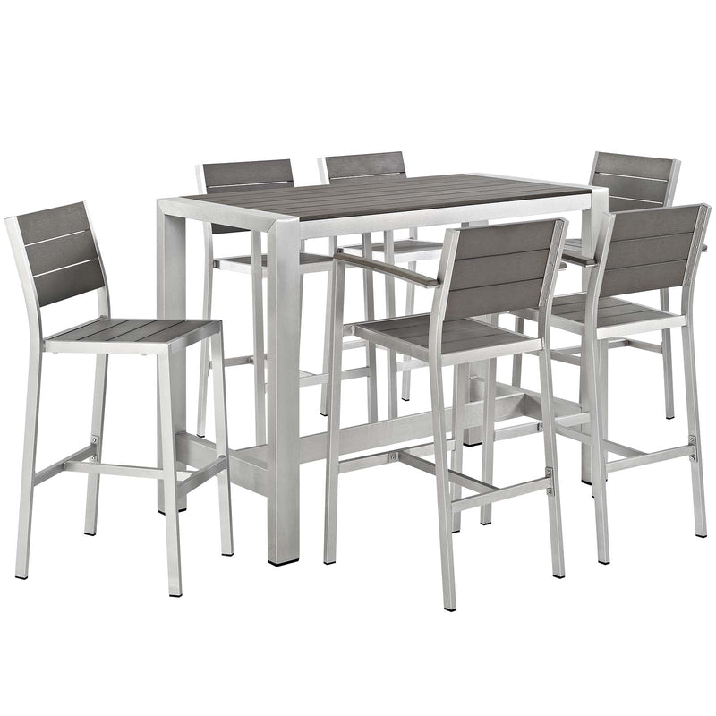 Aviana 5 Piece Outdoor Patio Aluminum Dining Set