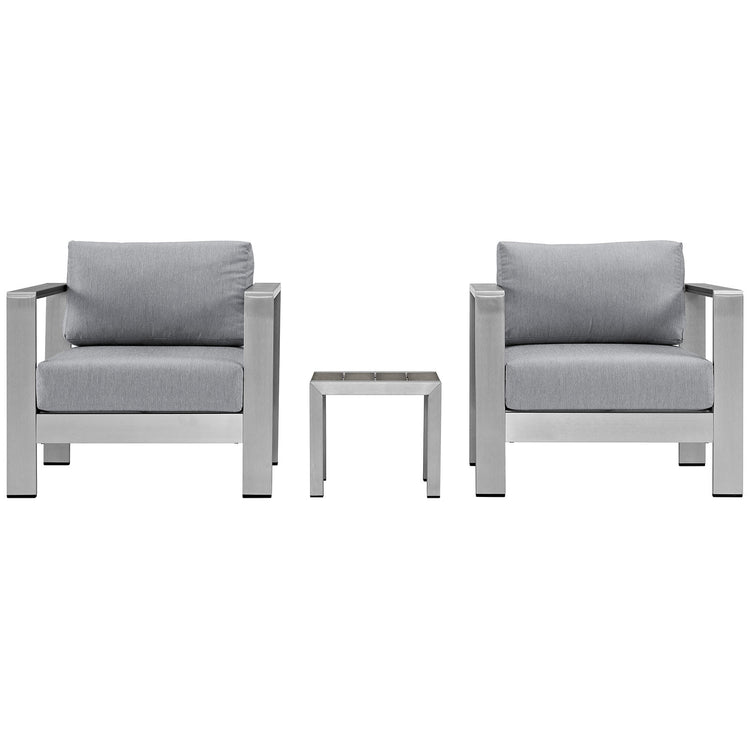 Aviana 3 Piece Outdoor Patio Aluminum Set