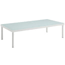 Aden Outdoor Patio Aluminum Coffee Table