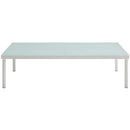 Aden Outdoor Patio Aluminum Coffee Table