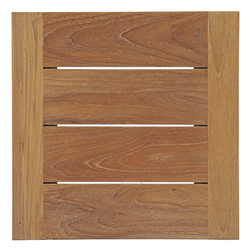 Arleth Outdoor Patio Wood Side Table