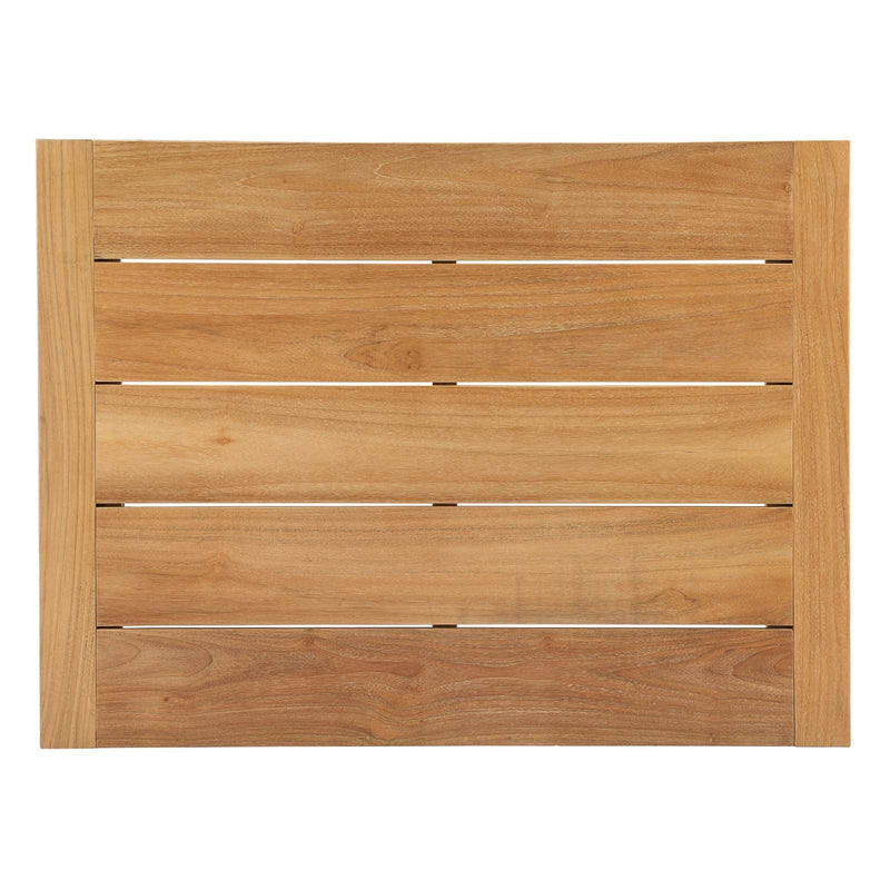 Arleth Outdoor Patio Wood Coffee Table