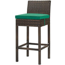Maisie Outdoor Patio Wicker Rattan Bar Stool