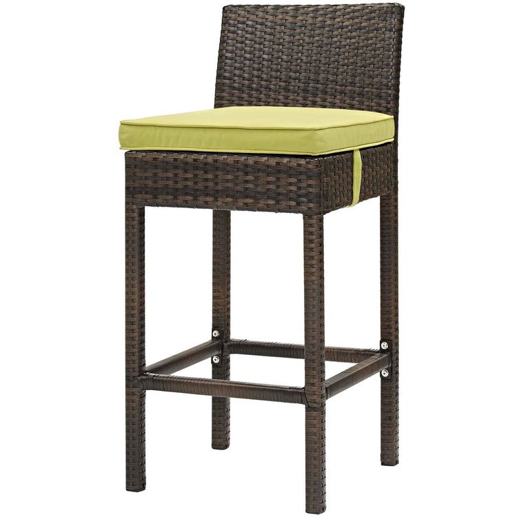 Maisie Outdoor Patio Wicker Rattan Bar Stool