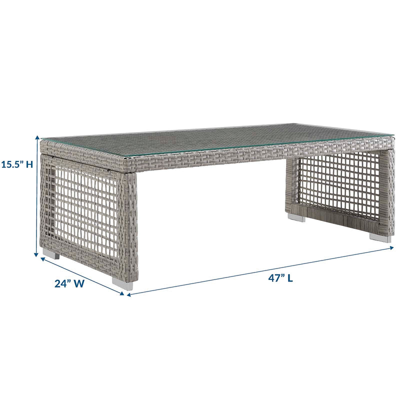Sean Rattan Outdoor Patio Coffee Table