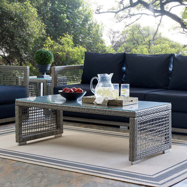 Sean Rattan Outdoor Patio Coffee Table